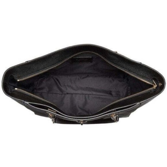 Coach Turnlock Ladies Pebbled Leather Tote MEDIUM Handbag 57107 NEW WITH… - Picture 4 of 12